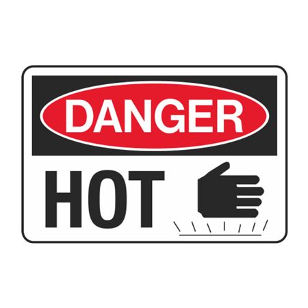 Danger Hot Decal